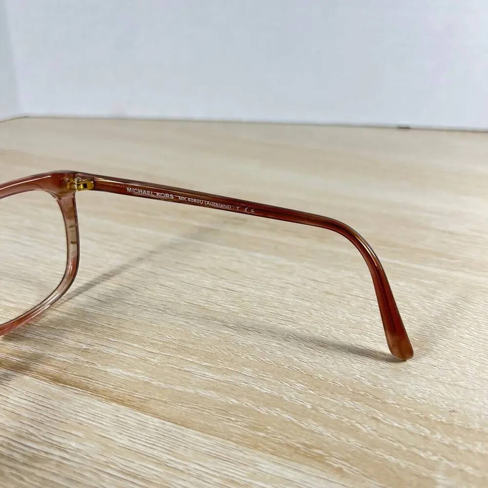 Michael Kors MK4080U 3277 Eyeglasses Marble Pink Frames Only 54-16-140